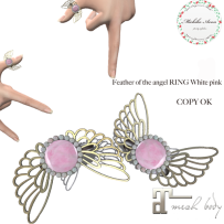 +M's Avon+Feather of the angel RING PINK